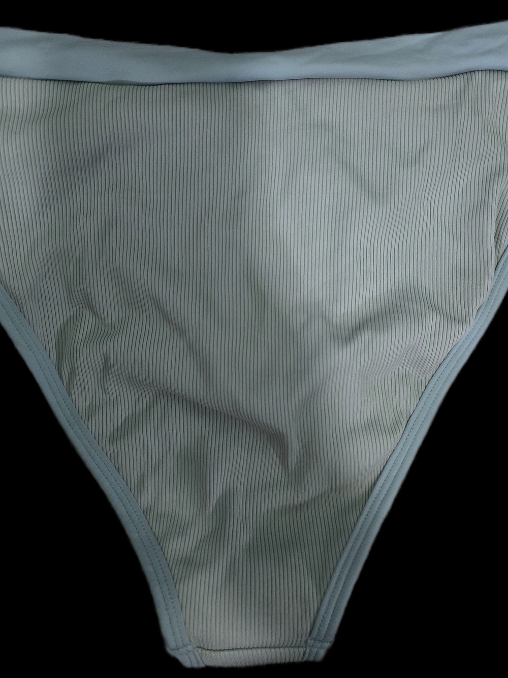 l*space Mint Ribbed High-Waist Bikini Bottom - Picture 2 of 4